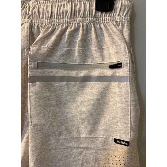 Legends Luka 7" Linerless Shorts Storm Heather size small NWT $65 MSRP - Picture 4 of 8